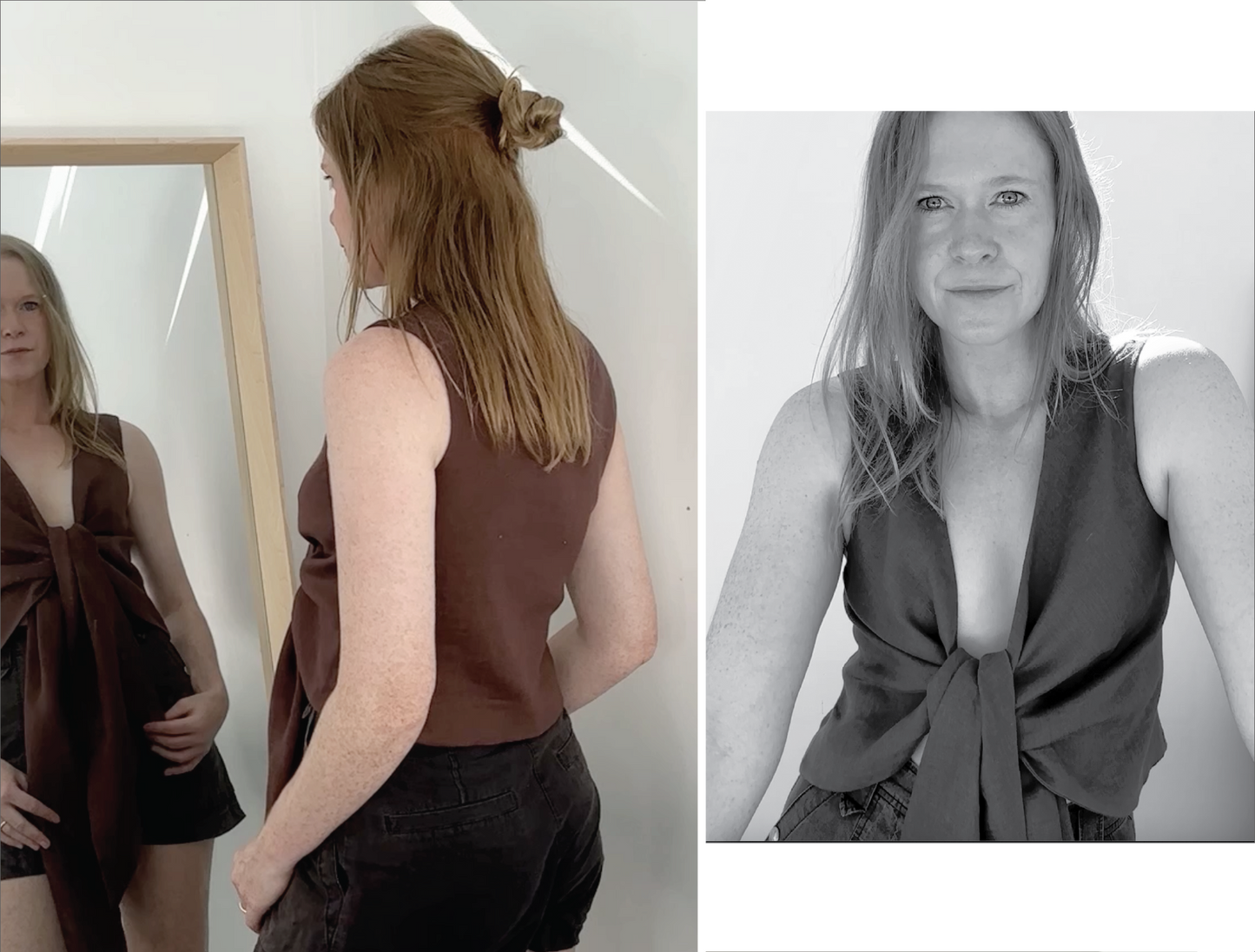 Maeve tie top sewing pattern (coming soon)