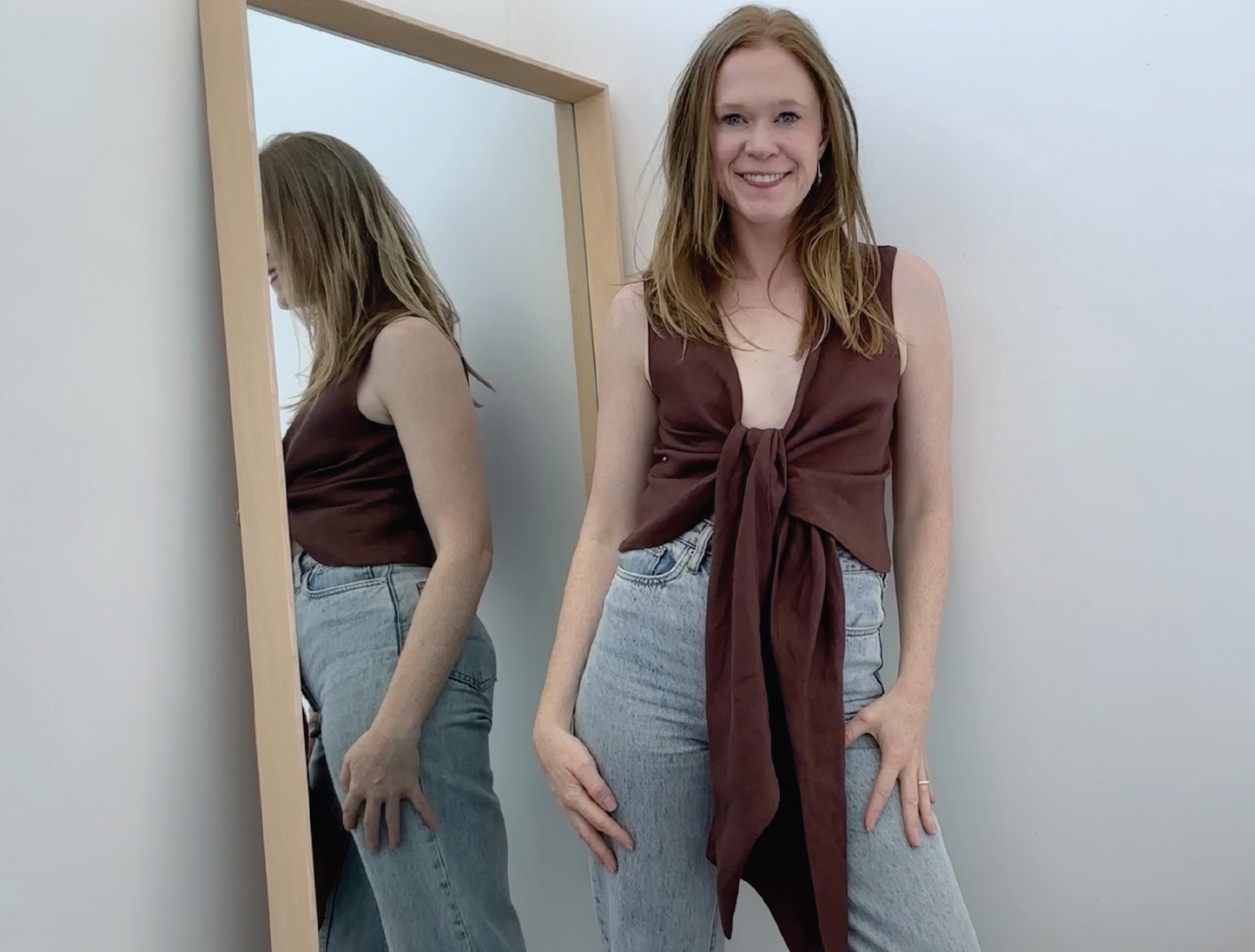 Maeve tie top (coming soon)