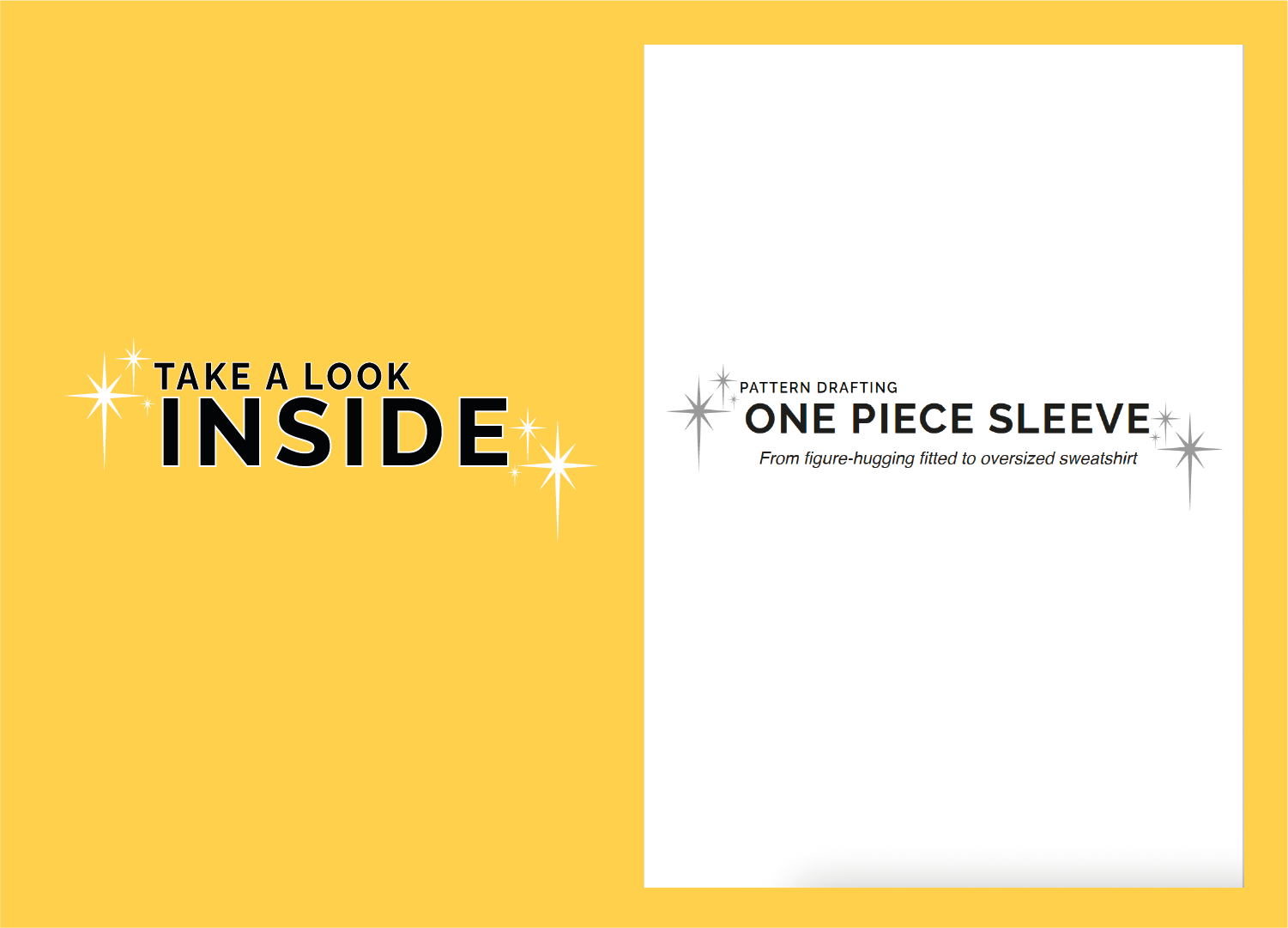 Preview of CLIQD One piece sleeve pattern drafting PDF course - learn how to draft a one piece sleeve pattern