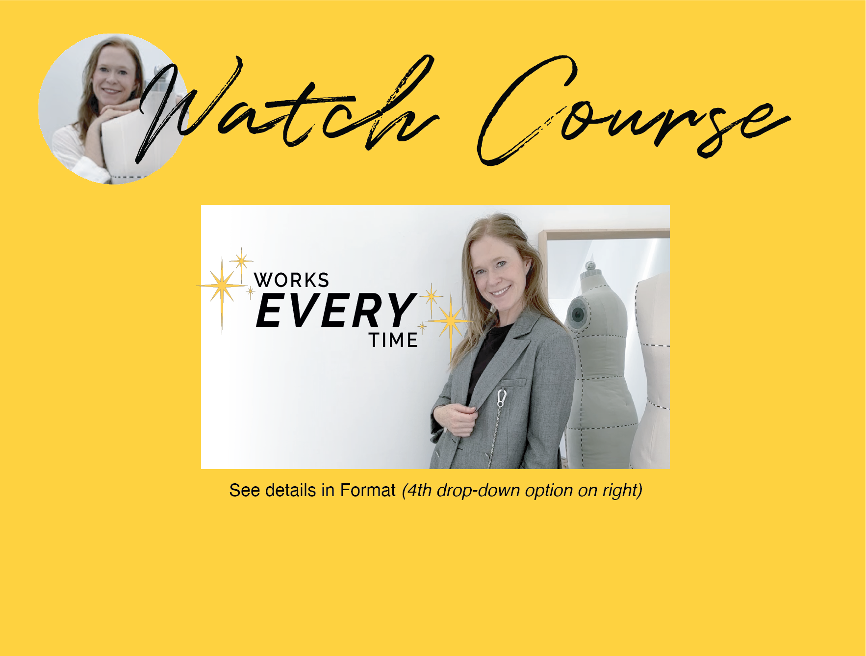 Watch video demonstration of CLIQD jacket lapel and collar pattern drafting course