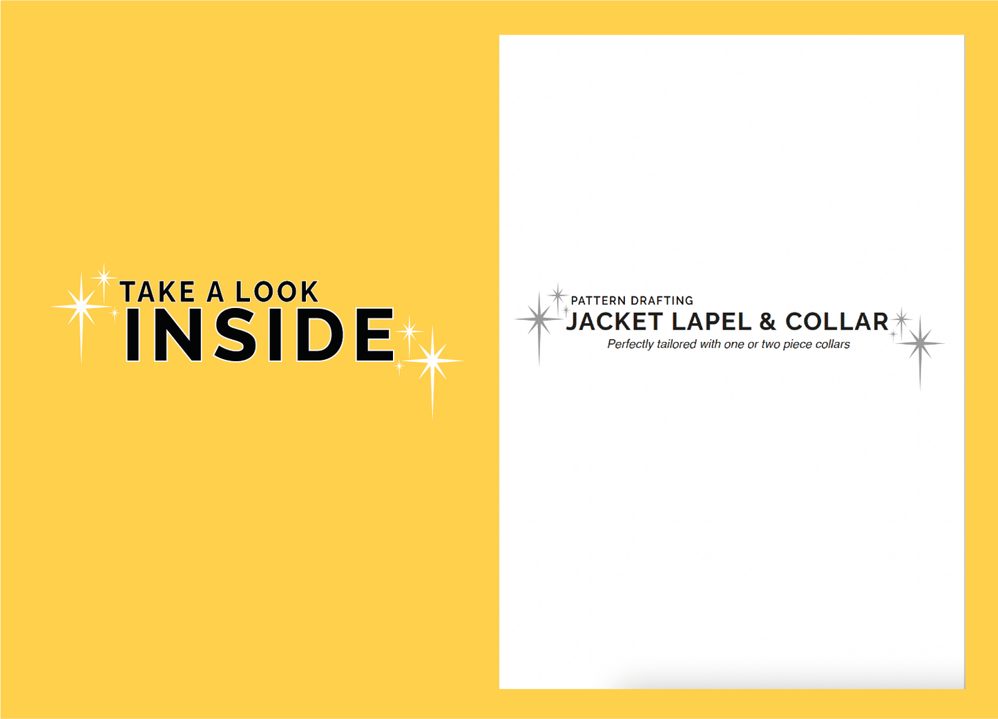 Preview of CLIQD jacket lapel and collar pattern drafting course PDF – learn how to make jacket lapels and collars