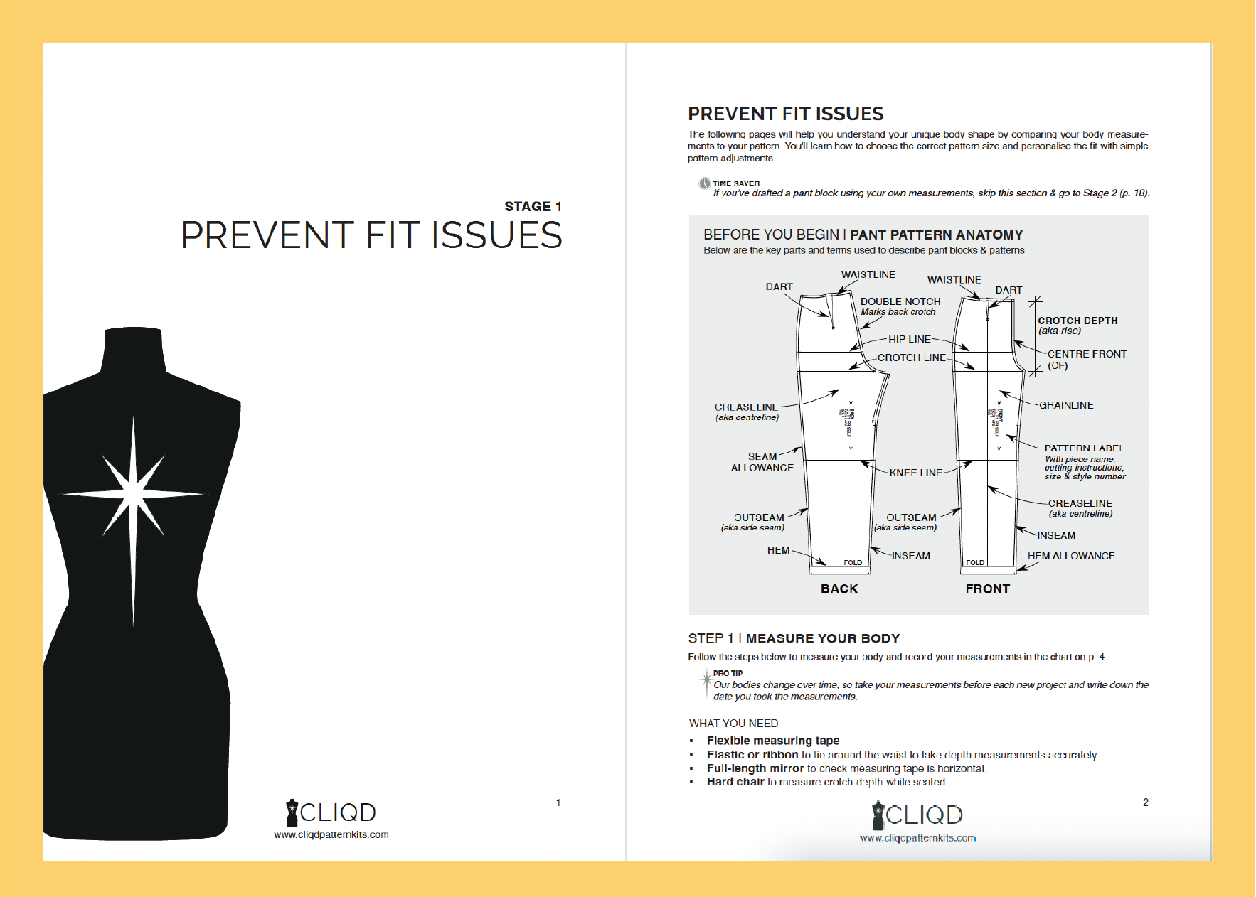 Take a look inside CLIQD's Pant Fitting Guide with professional pattern adjustment to prevent and fix any pant fitting issues