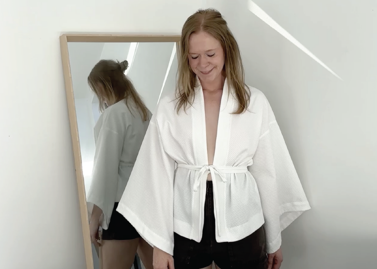 Kimono tie top sewing pattern (coming soon)