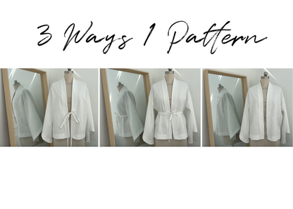 Kimono tie top sewing pattern (coming soon)
