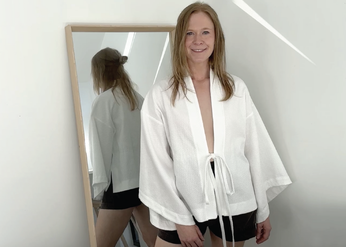 Kimono tie top sewing pattern (coming soon)